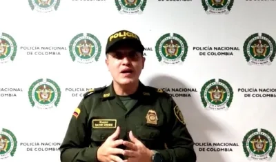 Mayor David Uribe Muñoz, Comandante de Policía en Sabanalarga.