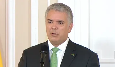 El Presidente de la República, Iván Duque.