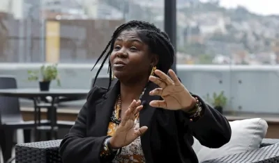 La candidata Francia Márquez.