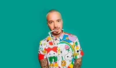 J Balvin, cantante colombiano.