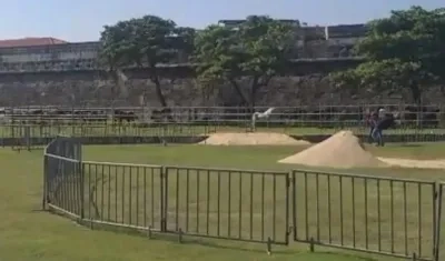 Sector acondicionado como cabellerizas. 