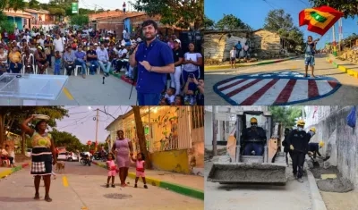 Imágenes del programa Barrios a la Obra.