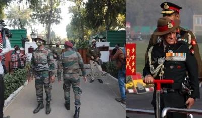 El jefe del Estado Mayor de la Defensa, el general Bipin Rawat.