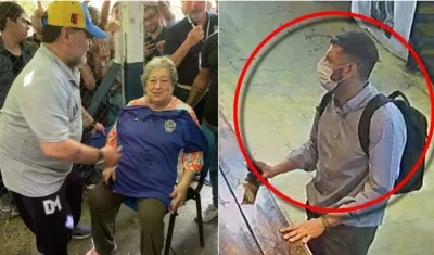 Las camisetas fueron robadas por el hombre con tapaboca. 