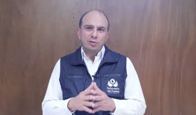 El Defensor del Pueblo, Carlos Camargo.