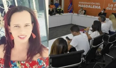 La lideresa LGBTI, Cristina Cantillo.