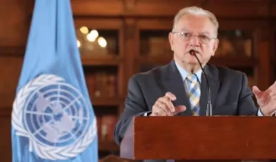 Eduardo Stein, el representante especial conjunto del Acnur y la OIM para los refugiados y migrantes de Venezuela.