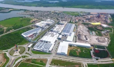 Planta de Tecnoglass en Barranquilla.