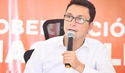 El Gobernador del Magdalena, Carlos Caicedo.