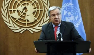 El secretario general de la ONU, António Guterres.