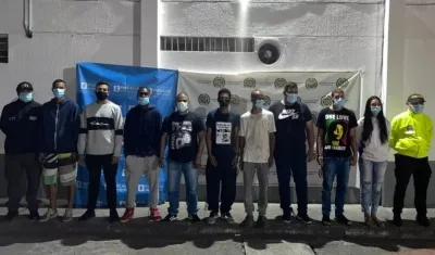 Los implicados en 'Primera línea'. 