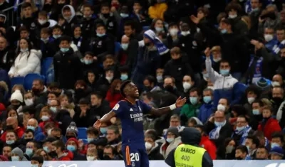 Vinicius Jr., jugador brasileño. 