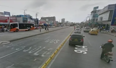 Avenida Pedro de Hereida, a la altura del mercado de Bazurto. 
