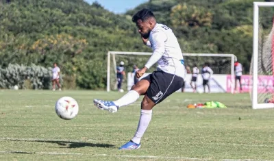 Luis 'Cariaco' González, jugador de Junior. 