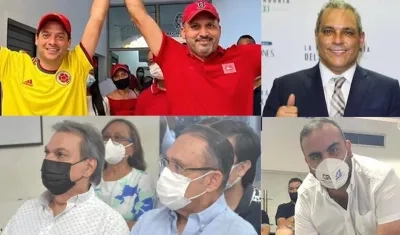 Diferentes congresistas durante las inscripciones.