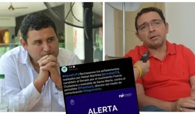 La FLIP se pronunció por los ataques infundados de Rafael Martínez (der) a Polo Díaz Granados (izq), director de Seguimiento.co.