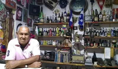 Manuel José Bermúdez, 'Manuelito', en su negocio. 