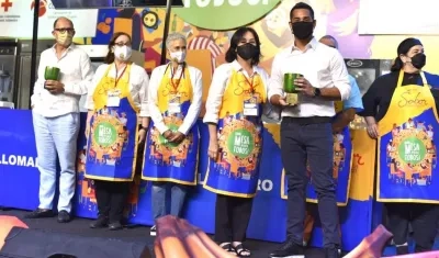 Entrega de reconocimientos en Sabor Barranquilla.