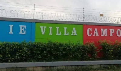 Colegio Villa Campo, en Malambo. 