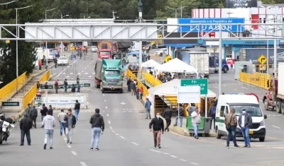 Frontera entre Colombia y Ecuador. 