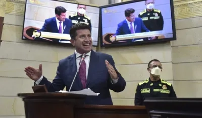 El ministro de Defensa, Diego Molano.