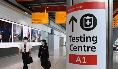 Aeropuerto en Londres. 