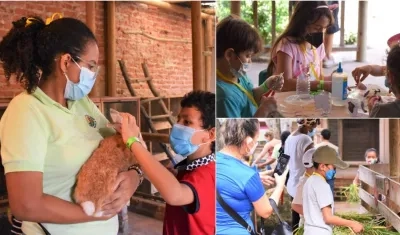 Actividades en el Zoológico de Barranquilla.