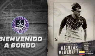 Así le dieron la bienvenida a Nicolás Benedetti. 