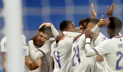 Jugadores del Real Madrid. 