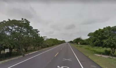 Vía Oriental, donde ocurrió el accidente. 