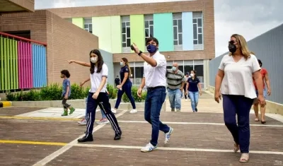 El Alcalde de Barranquilla, Jaime Pumarejo.