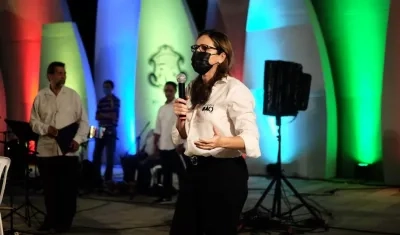 La secretaria de Cultura, María Teresa Fernández.