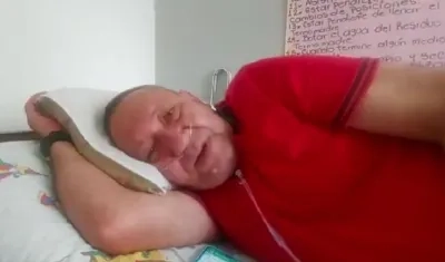 Víctor Escobar, ciudadano que será sometido a la eutanasia. 