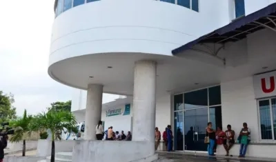 El comerciante fue remitido a la Clínica Murillo. 