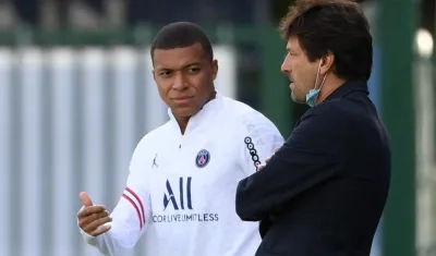Mbappé y Leonardo.