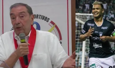 Fuad Char y Teófilo Gutiérrez.