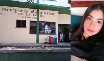 El cuerpo de Margarita Gómez fue llevado a Medicina Legal. 