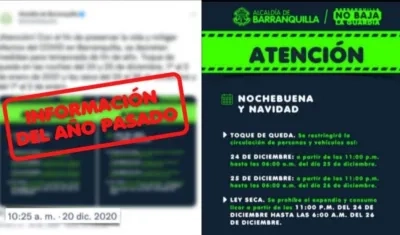 El meme con el falso contenido.