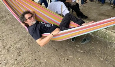 El exguerrillero Pastor Alape, reincorporado de las FARC.