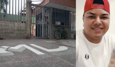 El cuerpo de Keiner David Marín Pabón fue llevado a Medicina Legal. 