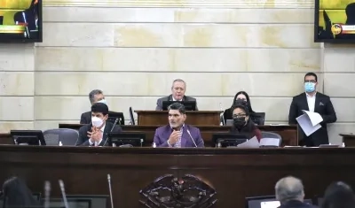 Sesión del Senado.