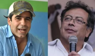 Alejandro Char y Gustavo Petro.