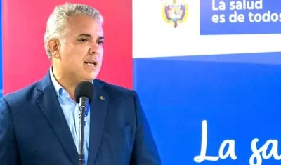 Iván Duque, Presidente de Colombia.