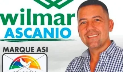 El líder social Wilmar Ascanio Angarita.