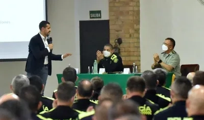 El Ministro del Interior, Daniel Palacio.