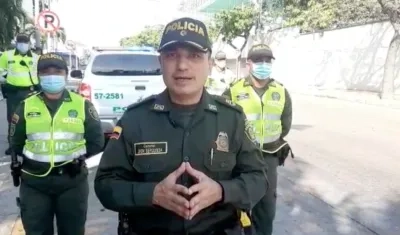 Jhon Sepúlveda, comandante Operativo y Seguridad Ciudadana.