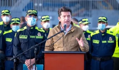 Diego Molano, Ministro de Defensa.