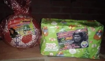 Los regalos que entregaron.