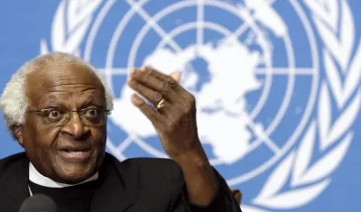 El arzobispo emérito sudafricano Desmond Tutu.