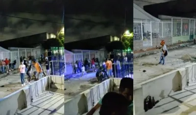 Batalla Campal en el barrio El Carmen. 